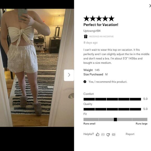 EXPRESS Linen-Blend Tie Front Bandeau Top / Crop Top in Black NWT (L + XL) - Picture 7 of 16